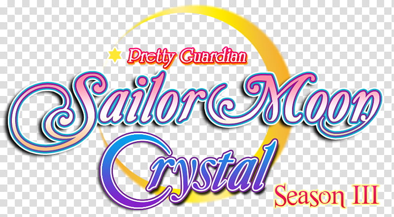 Sailor Moon Crystal Shinsouban Logo Season III transparent background PNG clipart
