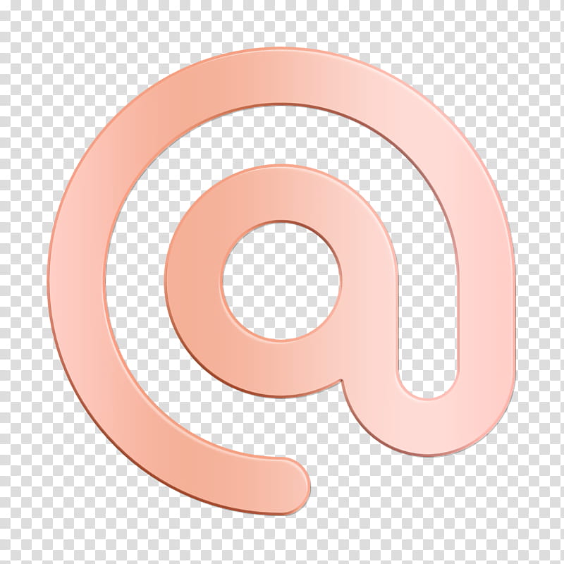 address icon at icon contact icon, Email Icon, Pink, Peach, Material Property, Circle, Symbol transparent background PNG clipart