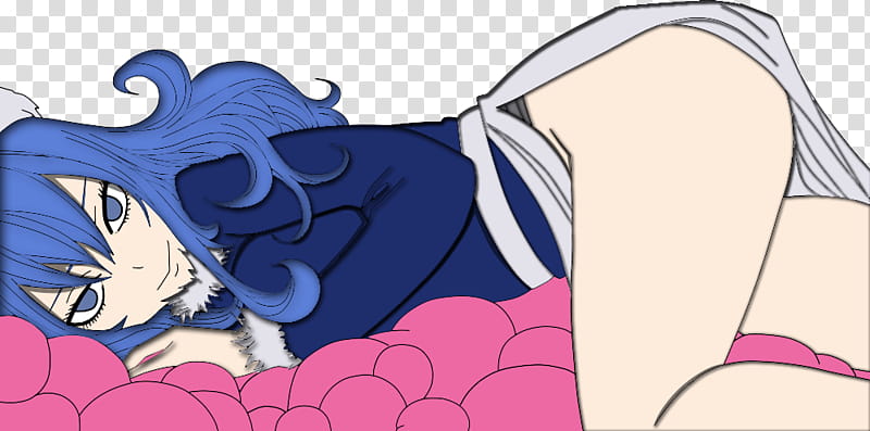 Sexy Juvia, woman wearing top anime character transparent background PNG clipart