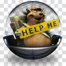 Sphere   , brown animal holding help me signage raster art transparent background PNG clipart