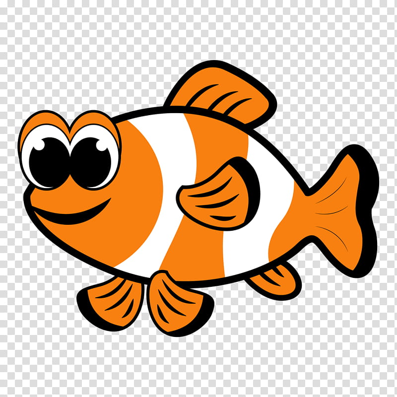 Fish, Food, Cartoon, Yellow, Beak, Line, Anemone Fish, Tail transparent background PNG clipart