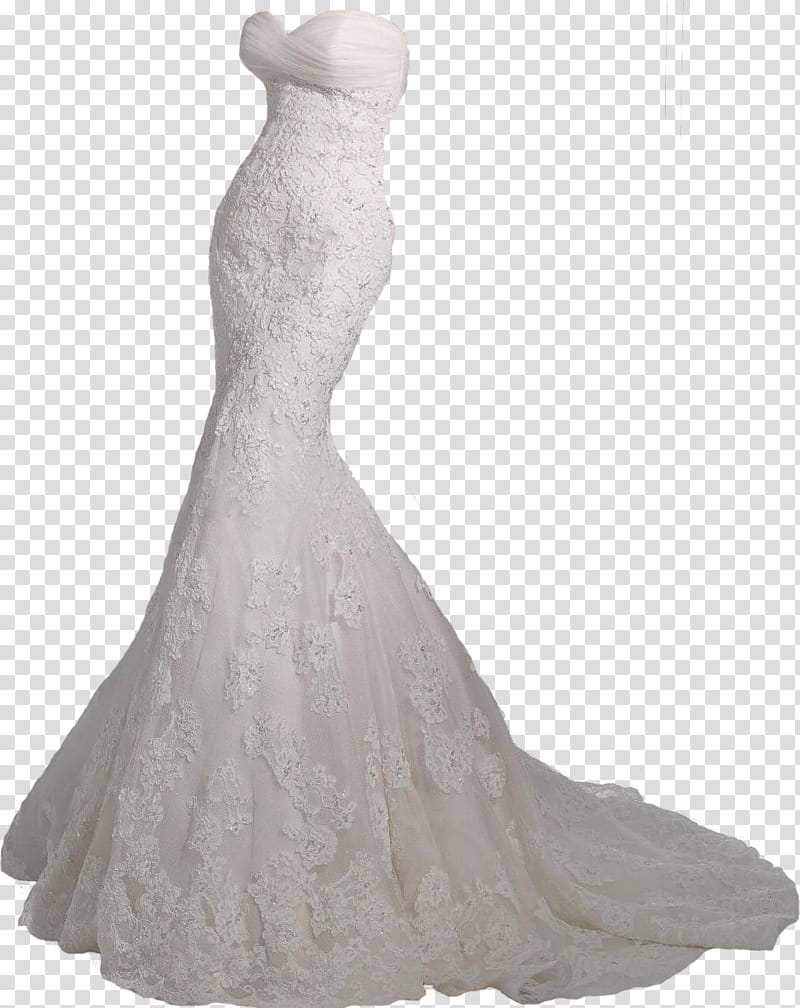 , women's white lace sweetheart bodycon wedding dress transparent background PNG clipart