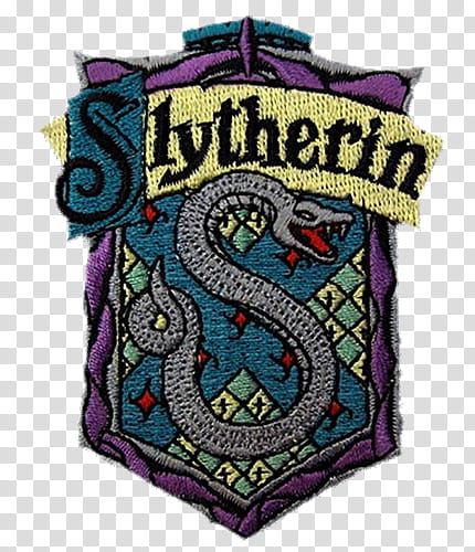 Harry Potter, Slytherin patch transparent background PNG clipart