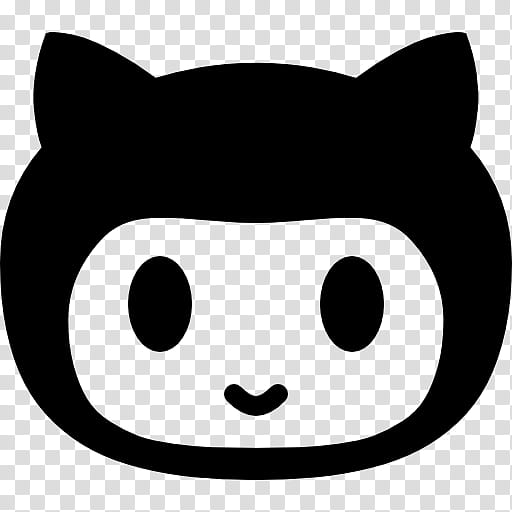 Github Logo, Character, Everaldo Coelho, Face, Black, Facial Expression, Head, Nose transparent background PNG clipart