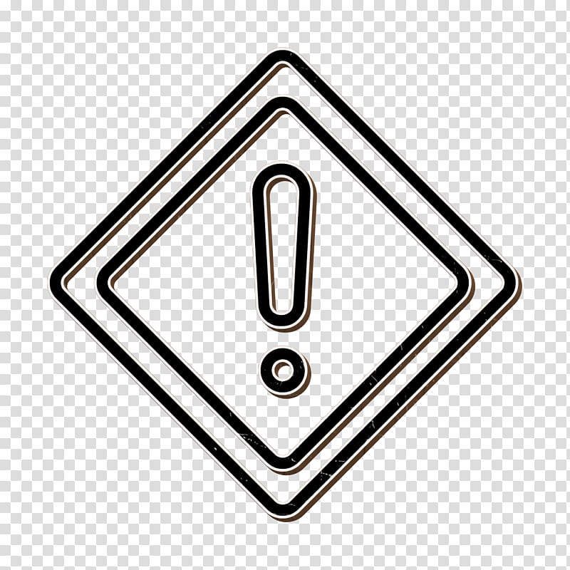 Problem icon Transportation icon Warning sign icon, Symbol, Triangle transparent background PNG clipart