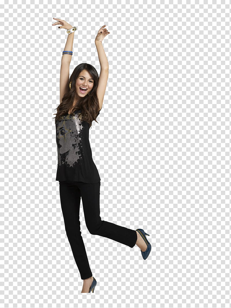 Victoria Justice, standing woman while smiling illustration transparent background PNG clipart
