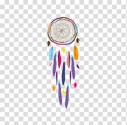 Vintage things , black, blue, pink, and purple dreamcatcher transparent background PNG clipart