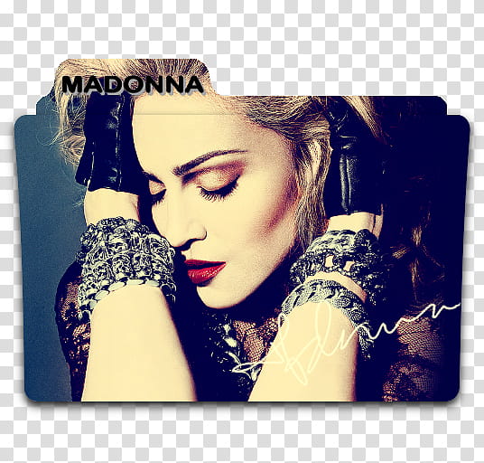 Madonna Folders, Madonna illustration transparent background PNG clipart