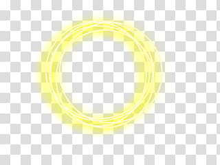 Circulos, yellow halo transparent background PNG clipart
