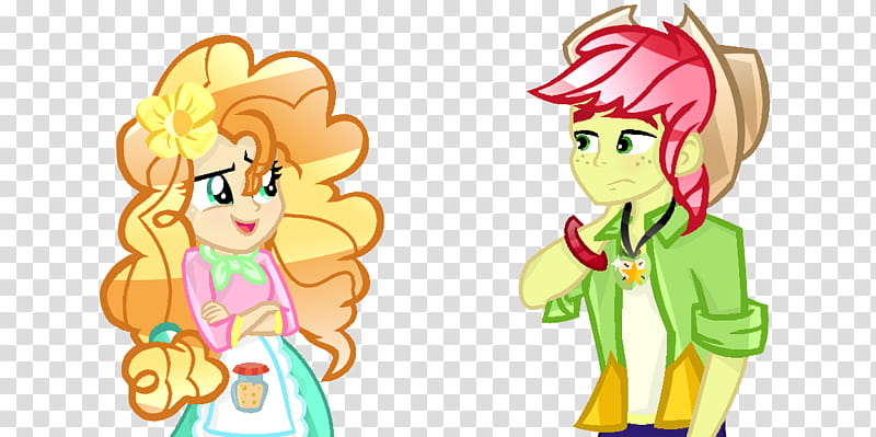 EqG Bright Mac And Pear Butter transparent background PNG clipart