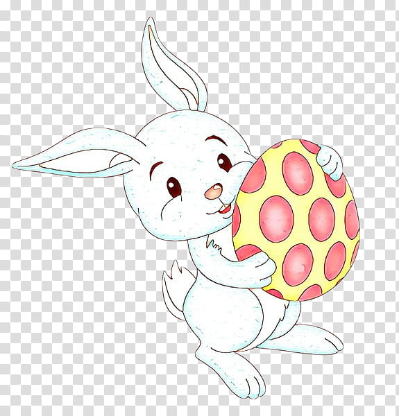 Easter Egg, Easter Bunny, Easter
, Rabbit, Logo, Cartoon, Pink, Ear transparent background PNG clipart
