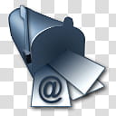 brushed macosx theme, gray mailbox transparent background PNG clipart