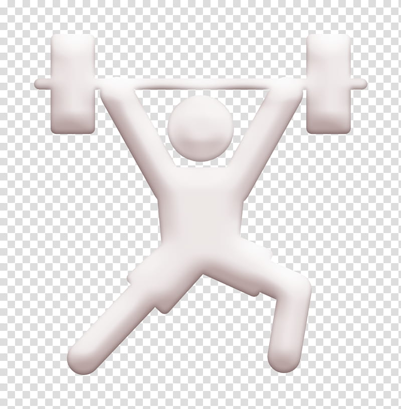 Sports icon Gym icon Weightlifter icon, Logo, Recreation, Symbol, Games transparent background PNG clipart