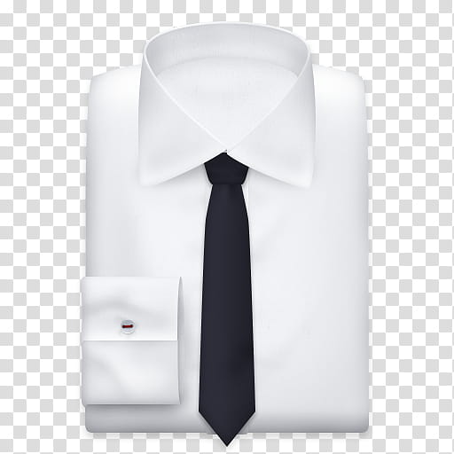 Executive, white button-up dress shirt and black necktie illustration transparent background PNG clipart