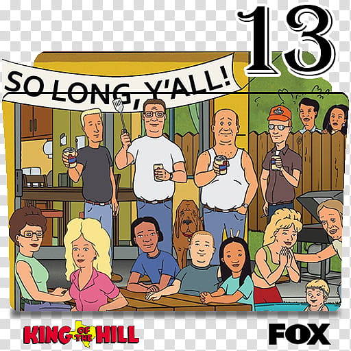 King of the Hill series and season folder icons, King of the Hill S ( transparent background PNG clipart