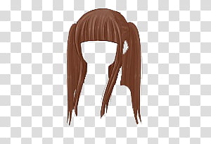 Bases Y Ropa de Sucrette Actualizado, brown hair piece anime illustration  transparent background PNG clipart