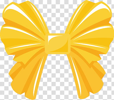 Colorful Bows, yellow bow illustration transparent background PNG clipart
