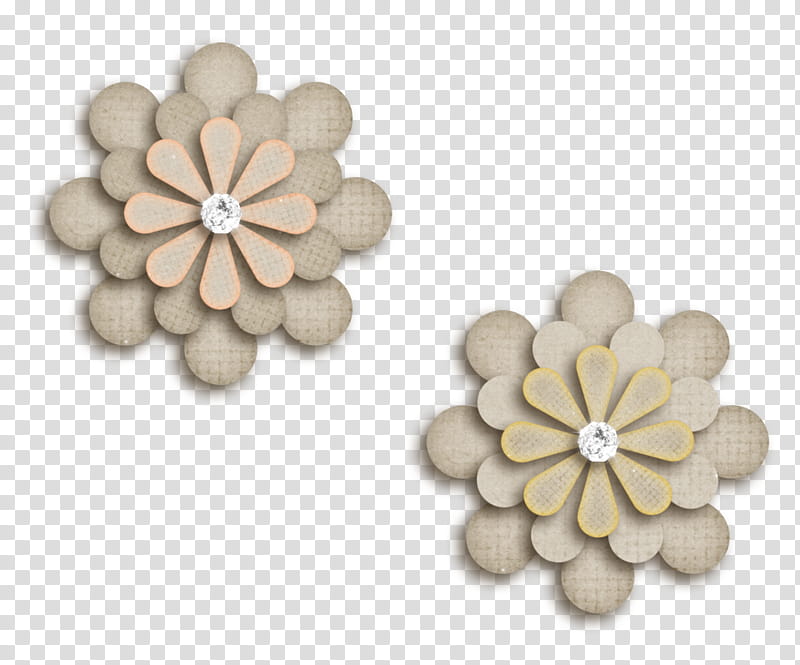 Country Garden Elements, brown flowers on blue background transparent background PNG clipart