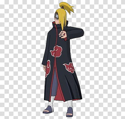 Deidara , Naruto character transparent background PNG clipart