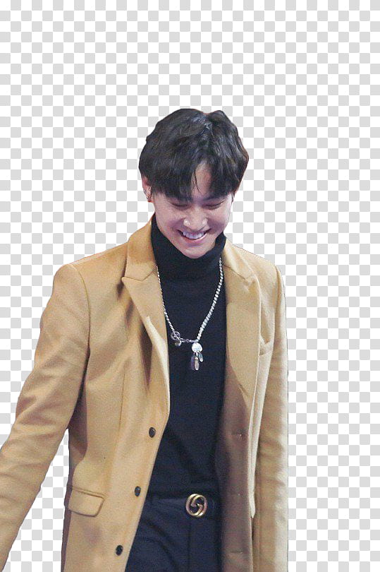 Im Jaebum, LB wearing brown coat transparent background PNG clipart