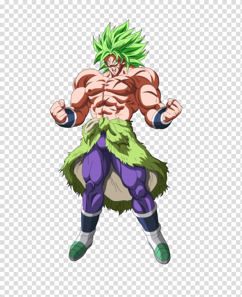 Broly  with extra shading, Dragon Ball Broly character transparent background PNG clipart