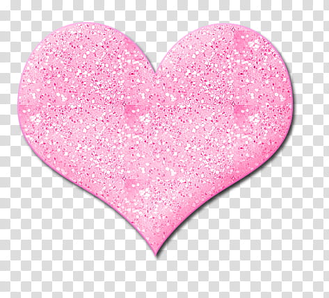 Cute Glitter Heart, pink heart icon transparent background PNG clipart