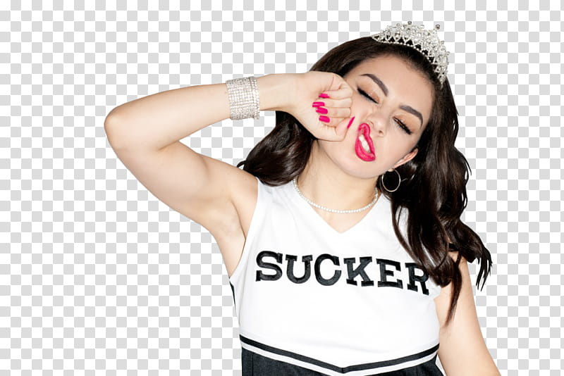 Charli XCX, PamHoran  transparent background PNG clipart