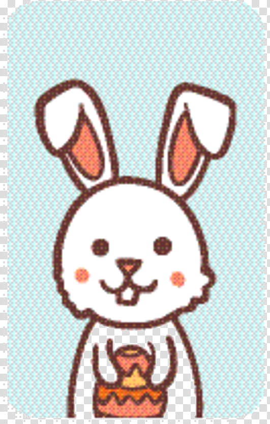 Easter Bunny, Rabbit, Easter
, Cartoon, Whiskers, Rabbits And Hares, Orange, Brown transparent background PNG clipart