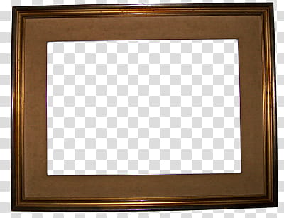 brown wooden frame transparent background PNG clipart