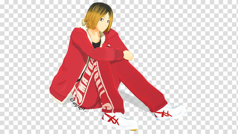 MMD x Haikyuu Kenma transparent background PNG clipart