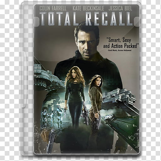 Movie Icon , Total Recall, Total Recall DVD case transparent background PNG clipart