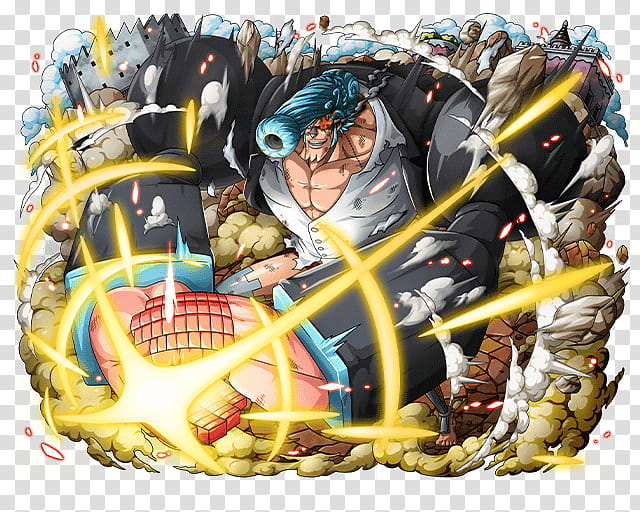 Franky, One Piece character transparent background PNG clipart