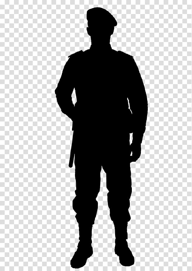 Soldier Silhouette, Man, Creative Commons, Person, Woman, Standing, Male, Outerwear transparent background PNG clipart