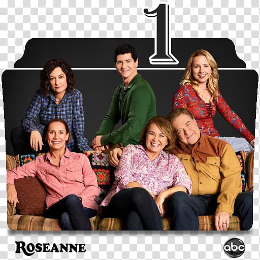 Roseanne series and season folder icons, Roseanne (') S ( transparent background PNG clipart