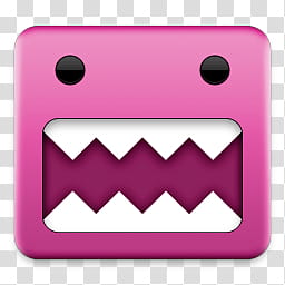 pink and white Domo transparent background PNG clipart