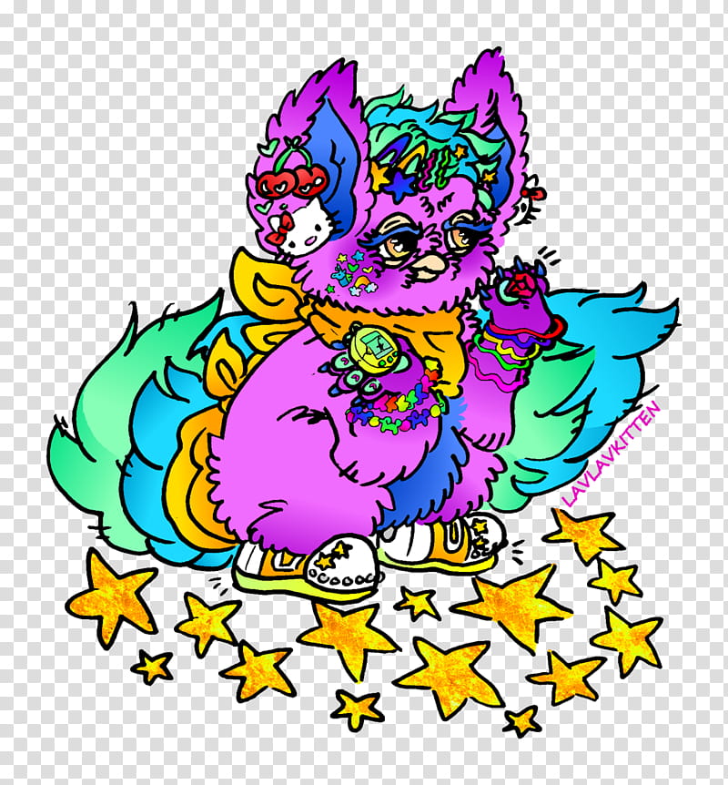 Halloween Cartoon Character, Color, Purple, Furby, Rainbow, Halloween , Flower, Candy transparent background PNG clipart