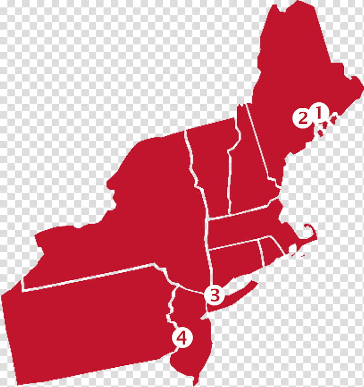 New Hampshire Red, Massachusetts, Vermont, Rhode Island, Connecticut, Maine, New York, Pennsylvania transparent background PNG clipart