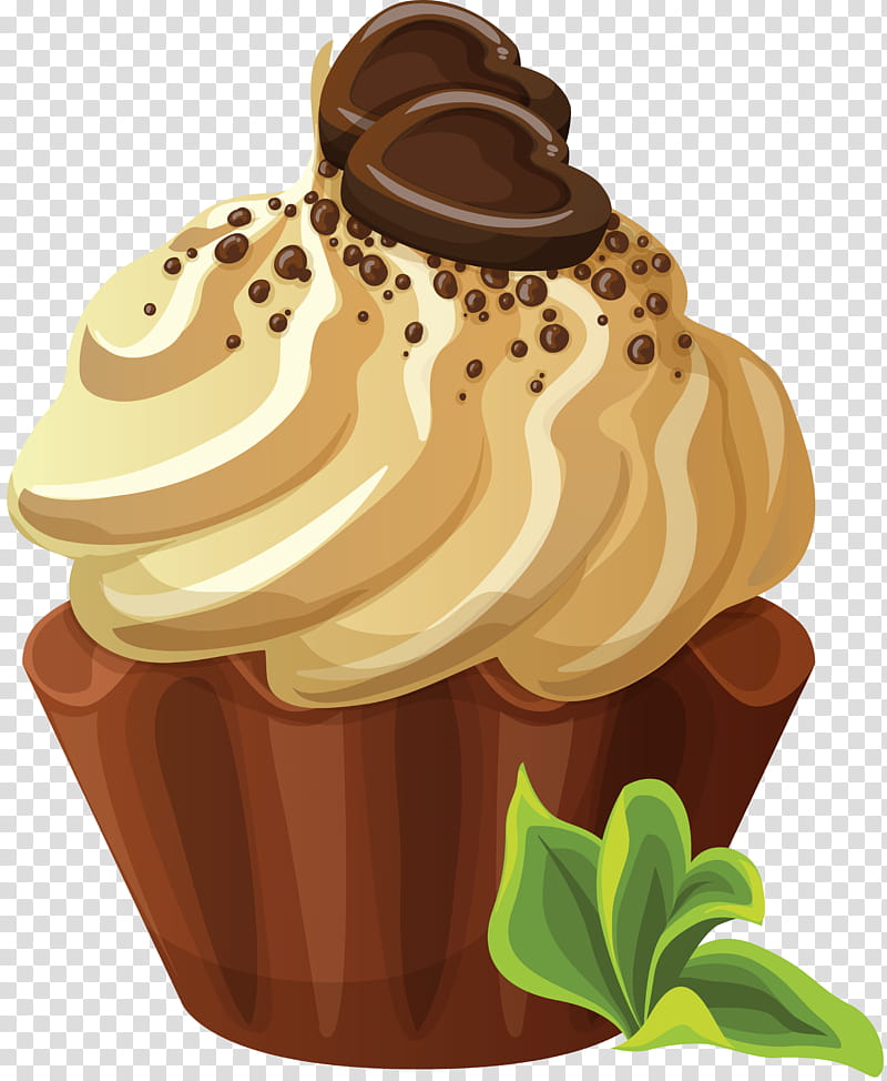 Frozen Food, Drawing, Cupcake, Dessert, Frozen Dessert, Chocolate, Baking Cup, Buttercream transparent background PNG clipart