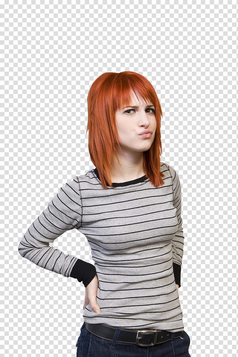 Hayley Williams, Hayley Williams with red hair transparent background PNG clipart