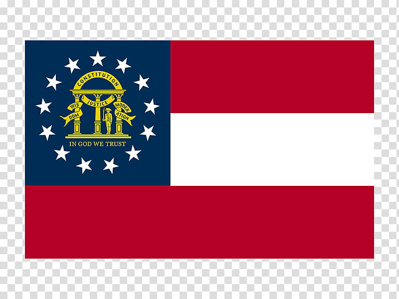 Flag, Georgia, Flag Of Georgia, State Flag, Us State, National Flag, Confederate States Of America, Bandera Miniatura transparent background PNG clipart