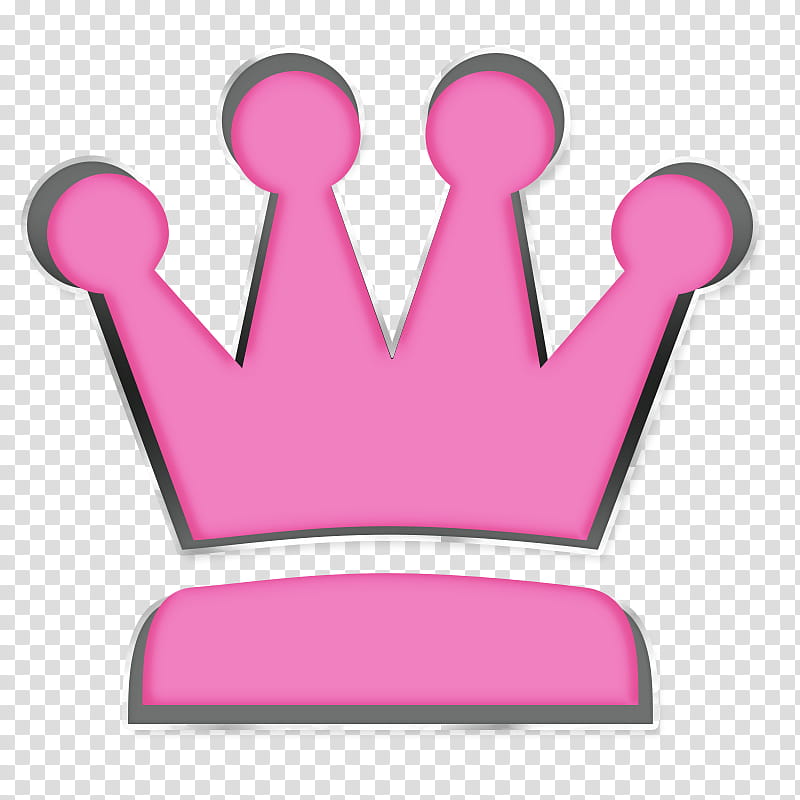 Formas, pink crown illustration transparent background PNG clipart