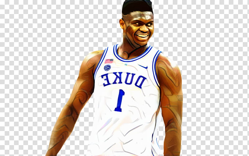 Basketball, Zion Williamson, Basketball Player, Nba, Sport, Tshirt, Outerwear, Sleeveless Shirt transparent background PNG clipart