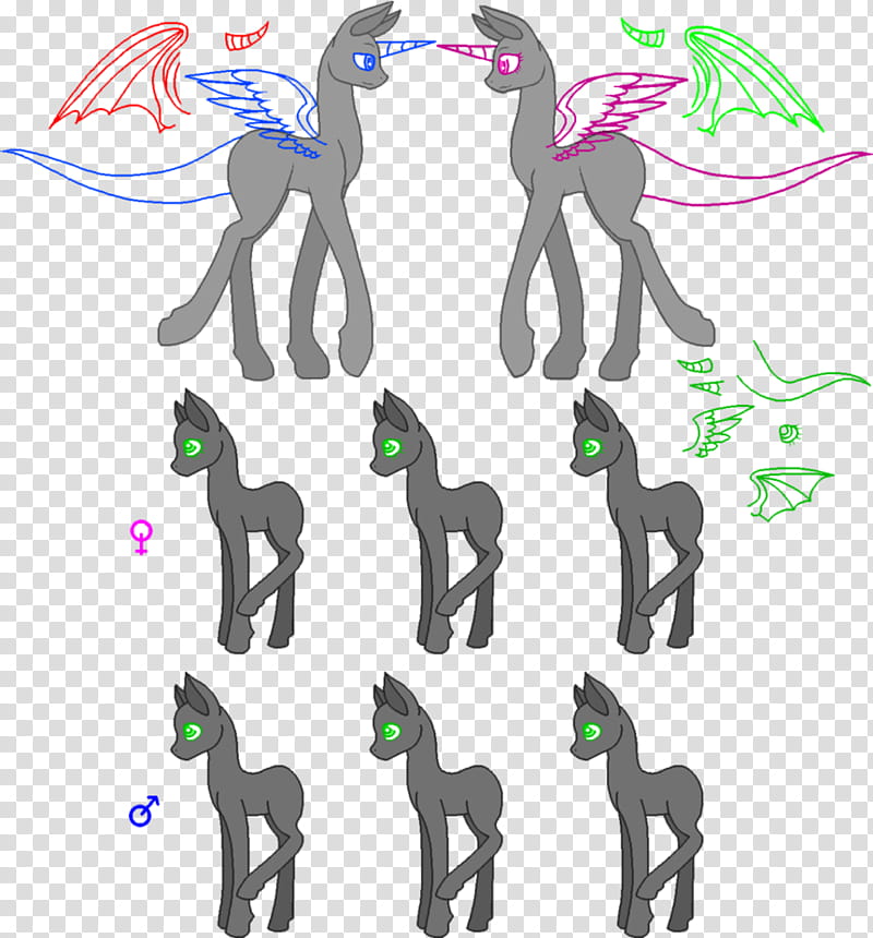 Long Legged, Pony, Base transparent background PNG clipart