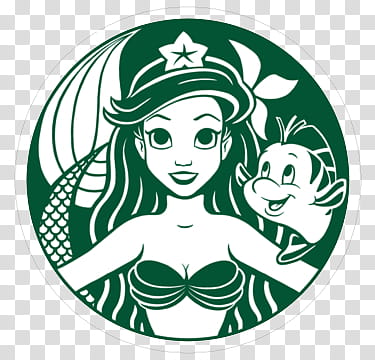 s, The Little Mermaid Princess Ariel logo transparent background PNG clipart