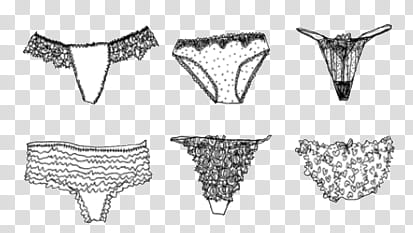 Doodles and Drawing , women's underwears illustration transparent background PNG clipart