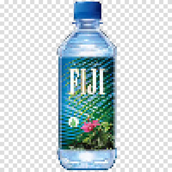 Watch, blue Fiji water bottle illustration transparent background PNG clipart