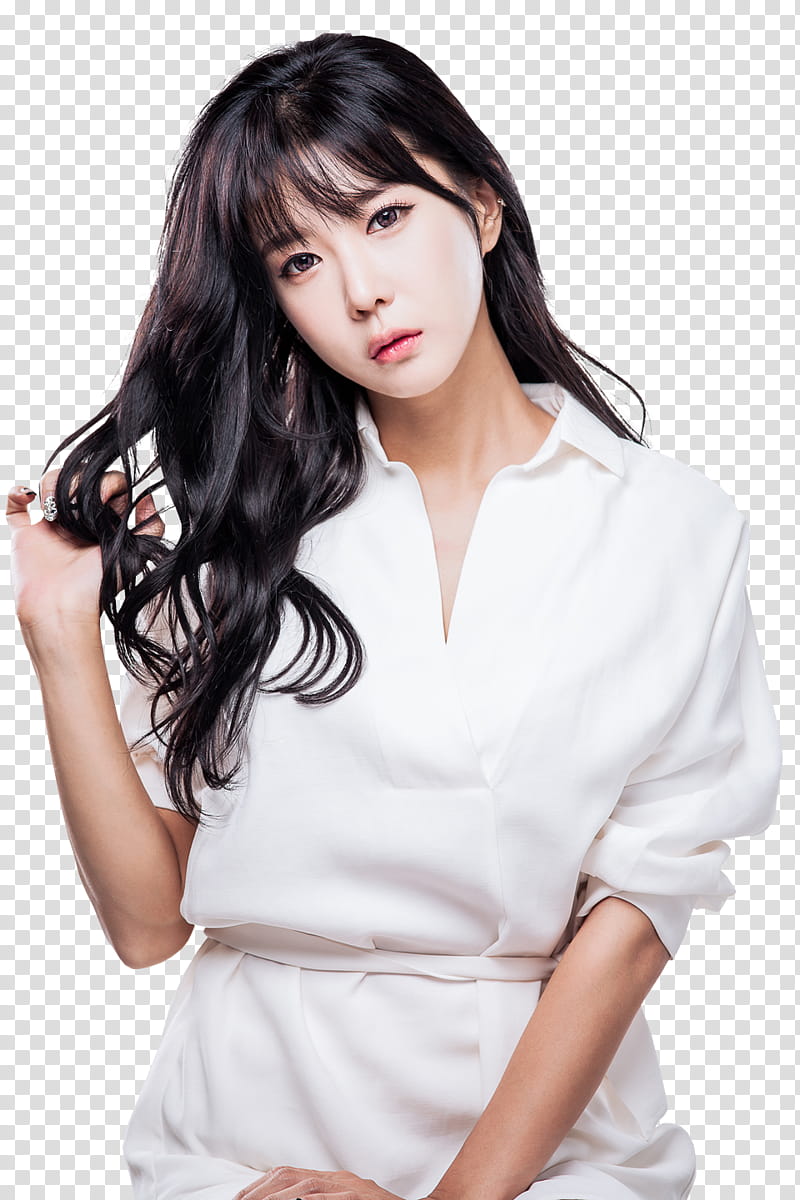 HEO YOON MI, women's white dress shirt transparent background PNG clipart