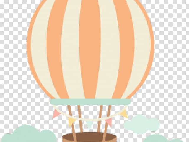 Hot Air Balloon, Drawing, Cartoon, Hot Air Ballooning, Orange, Vehicle, Peach, Aerostat transparent background PNG clipart