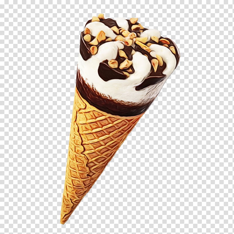 Ice Cream Cone, Ice Cream Cones, Vanilla Ice Cream, Chocolate Ice Cream, Dessert, Food, Flavor, Cornetto transparent background PNG clipart