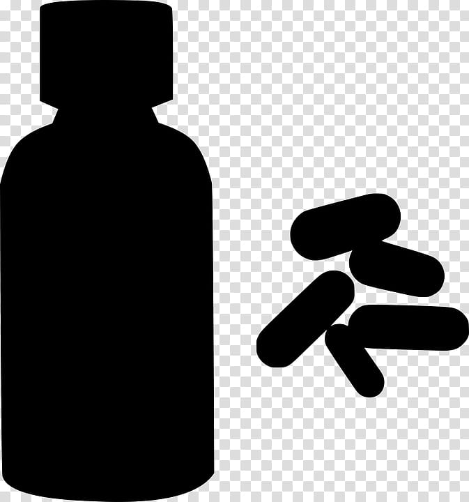 Plastic Bottle, Tablet, Pharmaceutical Drug, Prescription Drug, Medicine, Capsule, Silhouette, Health transparent background PNG clipart